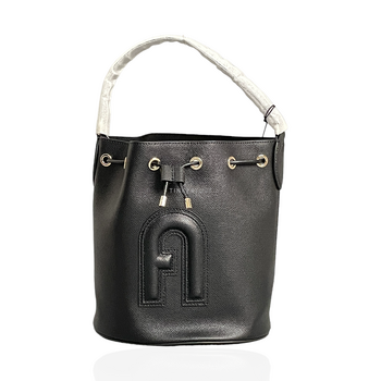 tas shoulder-bag Furla Clio Drawstring Black Leather